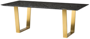 Nuevo - HGNA311 - Dining Table - Catrine - Black Wood Vein