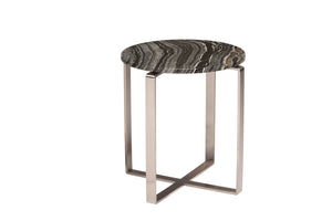 Nuevo - HGNA354 - Side Table - Rosa - Black Wood Vein