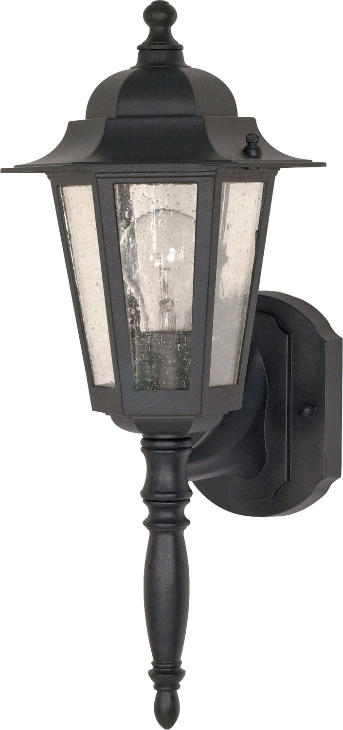 Nuvo Lighting - 60-3472 - One Light Wall Lantern - Central Park - Textured Black