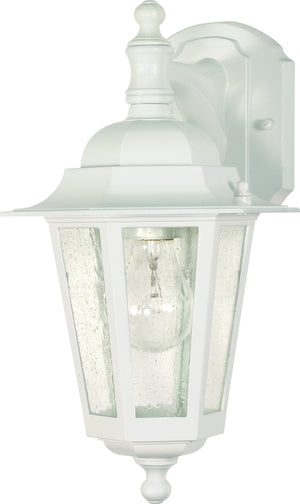 Nuvo Lighting - 60-3473 - One Light Wall Lantern - Cornerstone - White