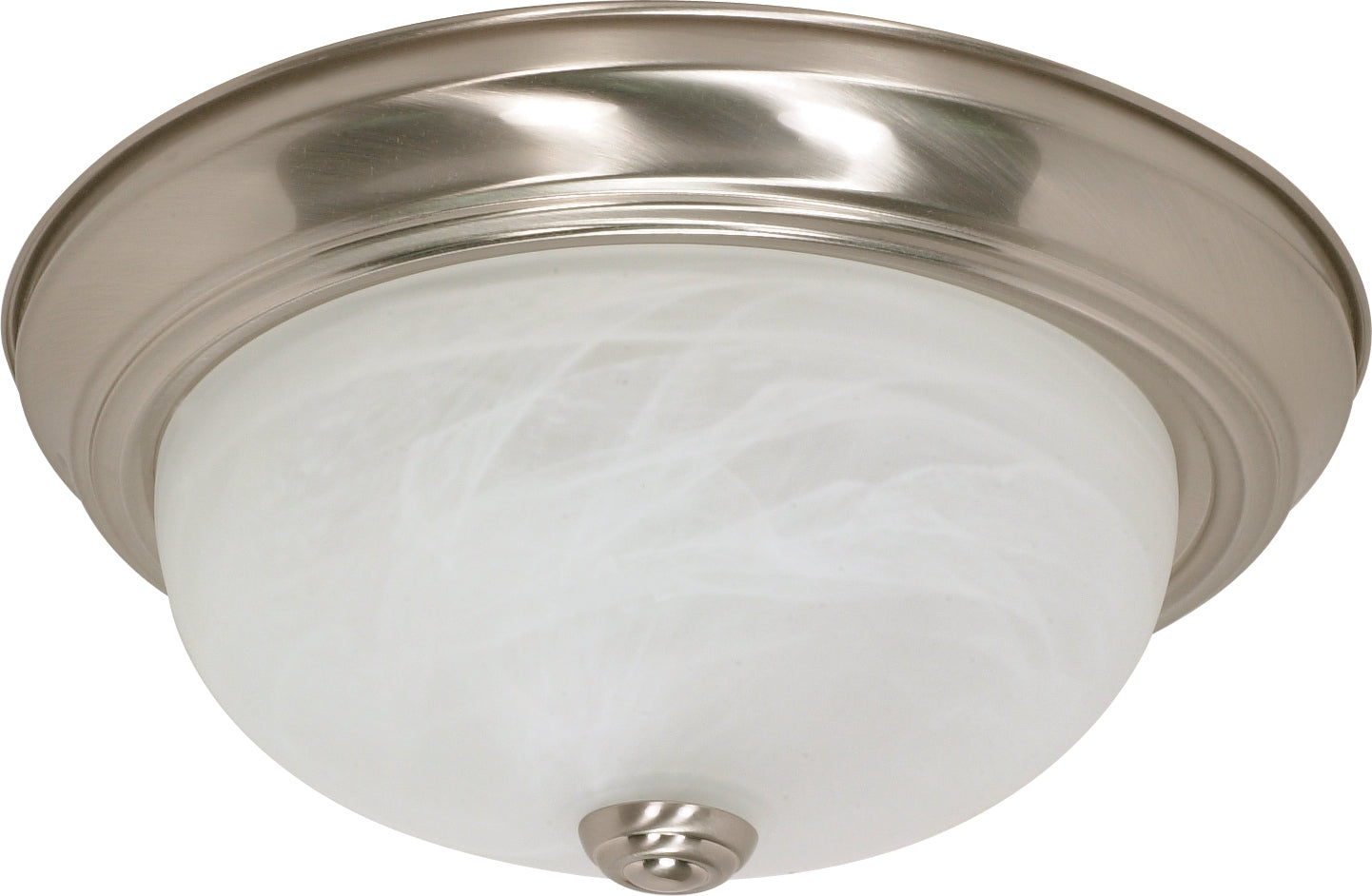 Nuvo Lighting - 60-6001 - Two Light Flush Mount - Brushed Nickel