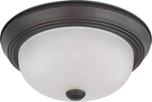 Nuvo Lighting - 60-6010 - Two Light Flush Mount - Mahogany Bronze