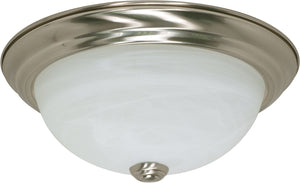 Nuvo Lighting - 60-6000 - Two Light Flush Mount - Brushed Nickel