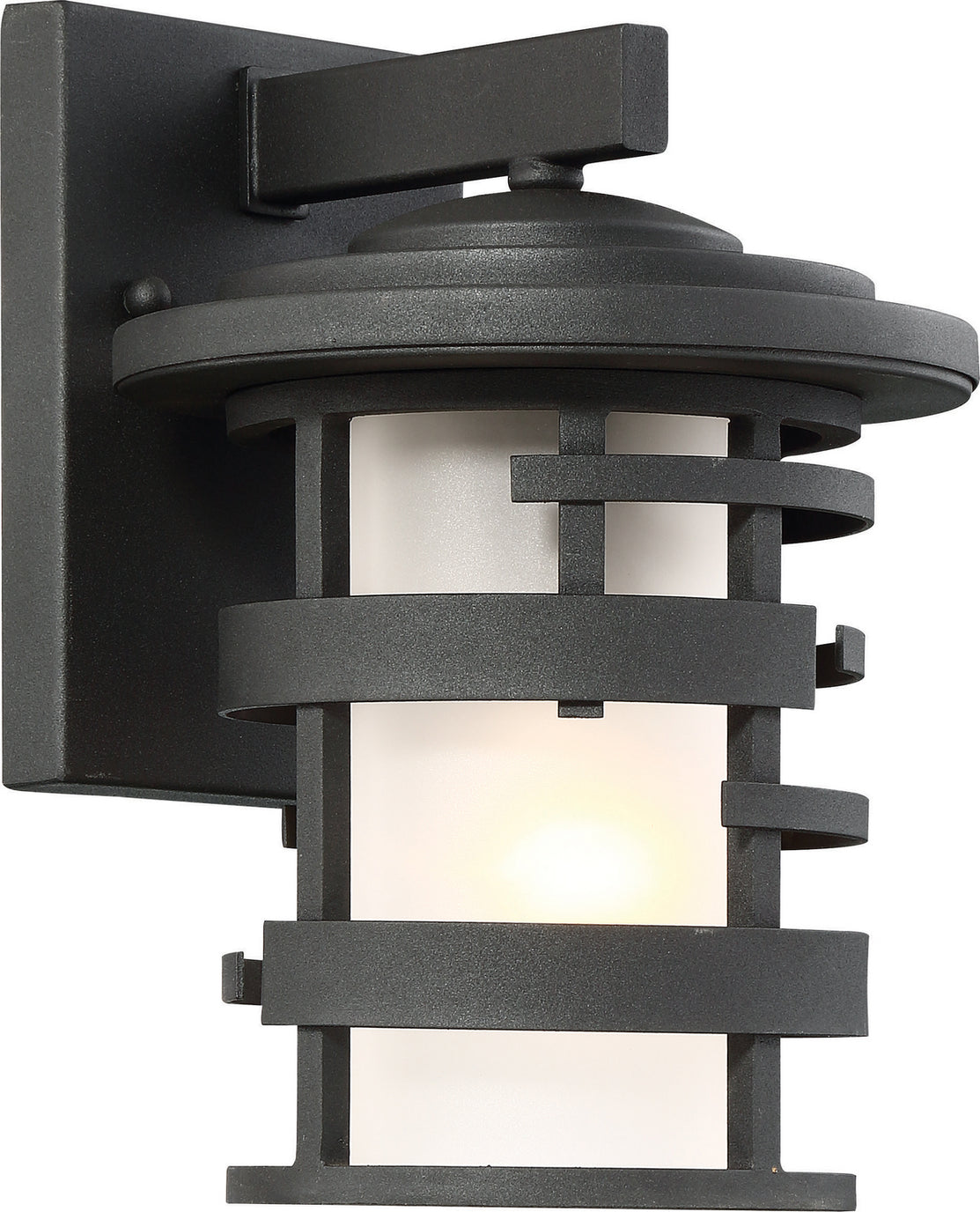 Nuvo Lighting - 60-6401 - One Light Outdoor Wall Lantern - Lansing - Textured Black