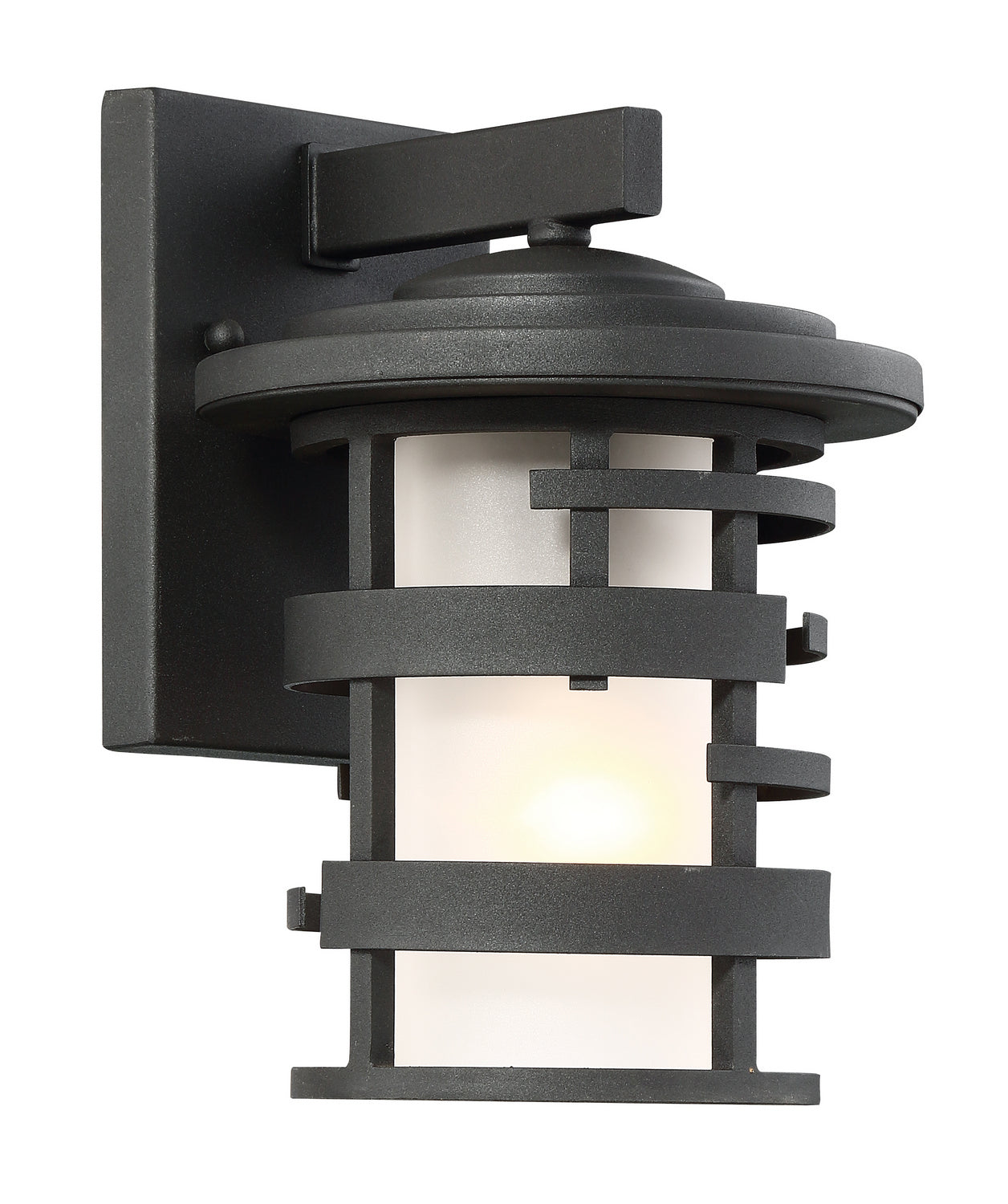 Nuvo Lighting - 60-6401 - One Light Outdoor Wall Lantern - Lansing - Textured Black