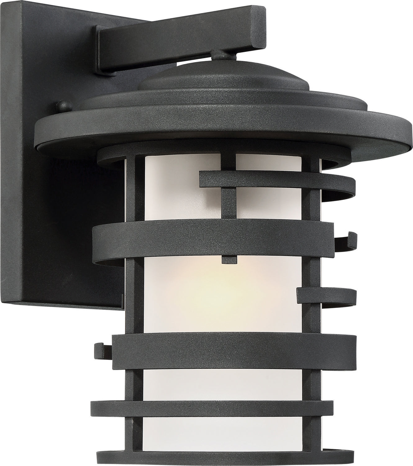 Nuvo Lighting - 60-6402 - One Light Outdoor Wall Lantern - Lansing - Textured Black