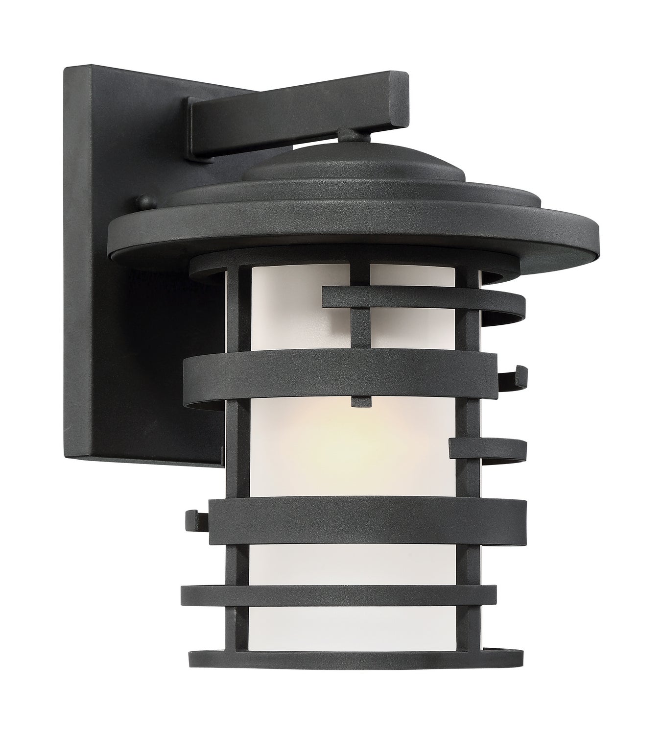 Nuvo Lighting - 60-6402 - One Light Outdoor Wall Lantern - Lansing - Textured Black