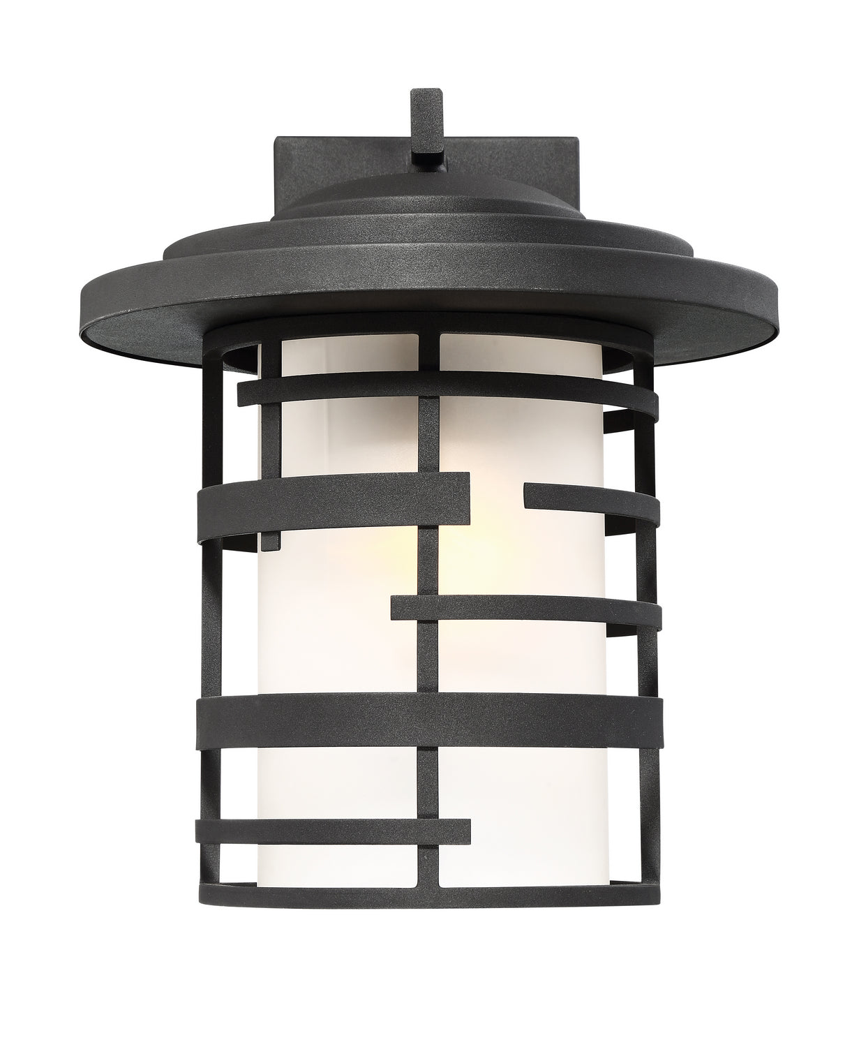 Nuvo Lighting - 60-6403 - One Light Outdoor Wall Lantern - Lansing - Textured Black