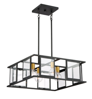 Nuvo Lighting - 60-6414 - Four Light Pendant - Payne - Midnight Bronze