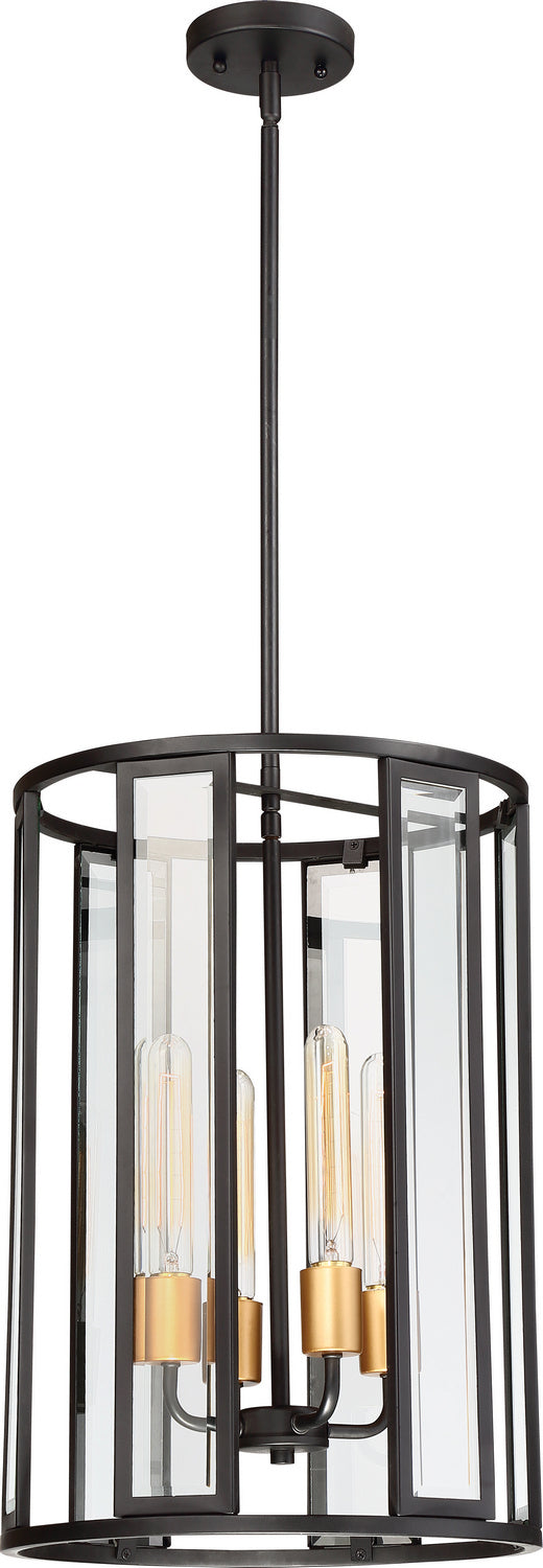 Nuvo Lighting - 60-6415 - Four Light Foyer Pendant - Payne - Midnight Bronze