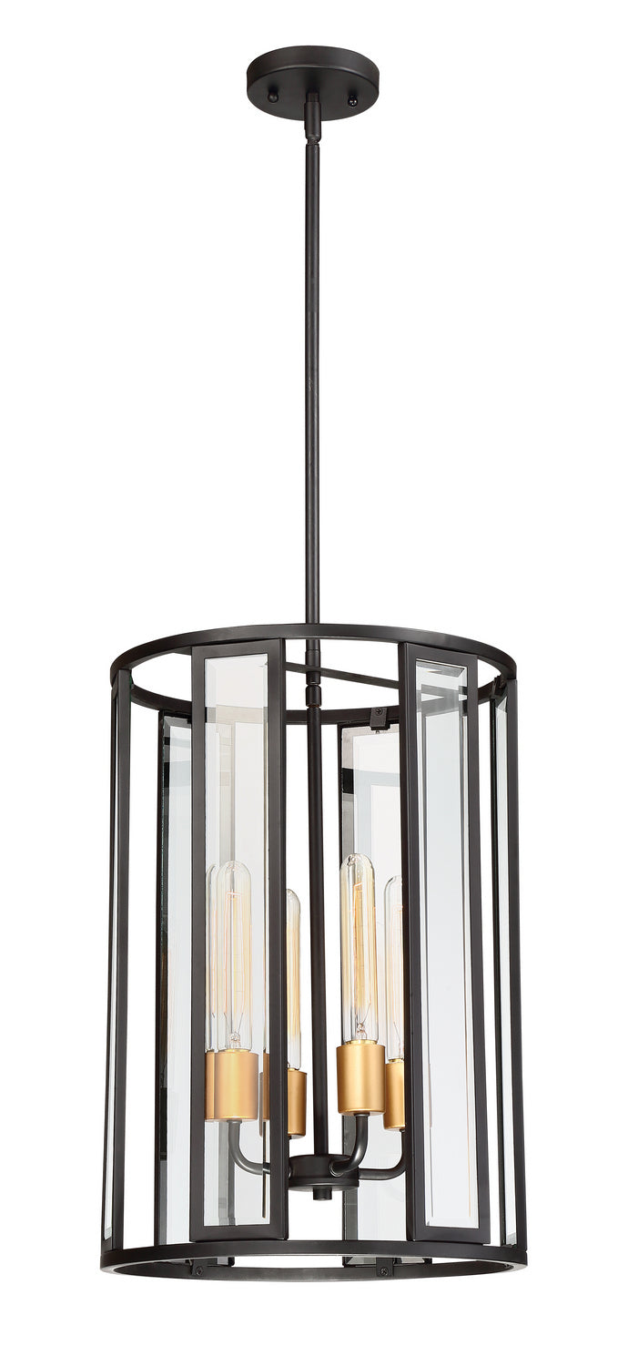 Nuvo Lighting - 60-6415 - Four Light Foyer Pendant - Payne - Midnight Bronze