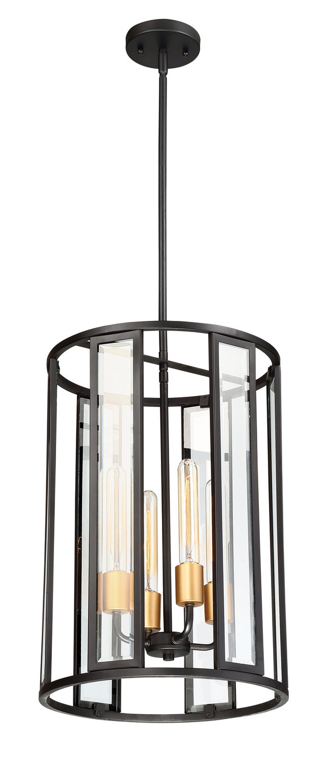 Nuvo Lighting - 60-6415 - Four Light Foyer Pendant - Payne - Midnight Bronze