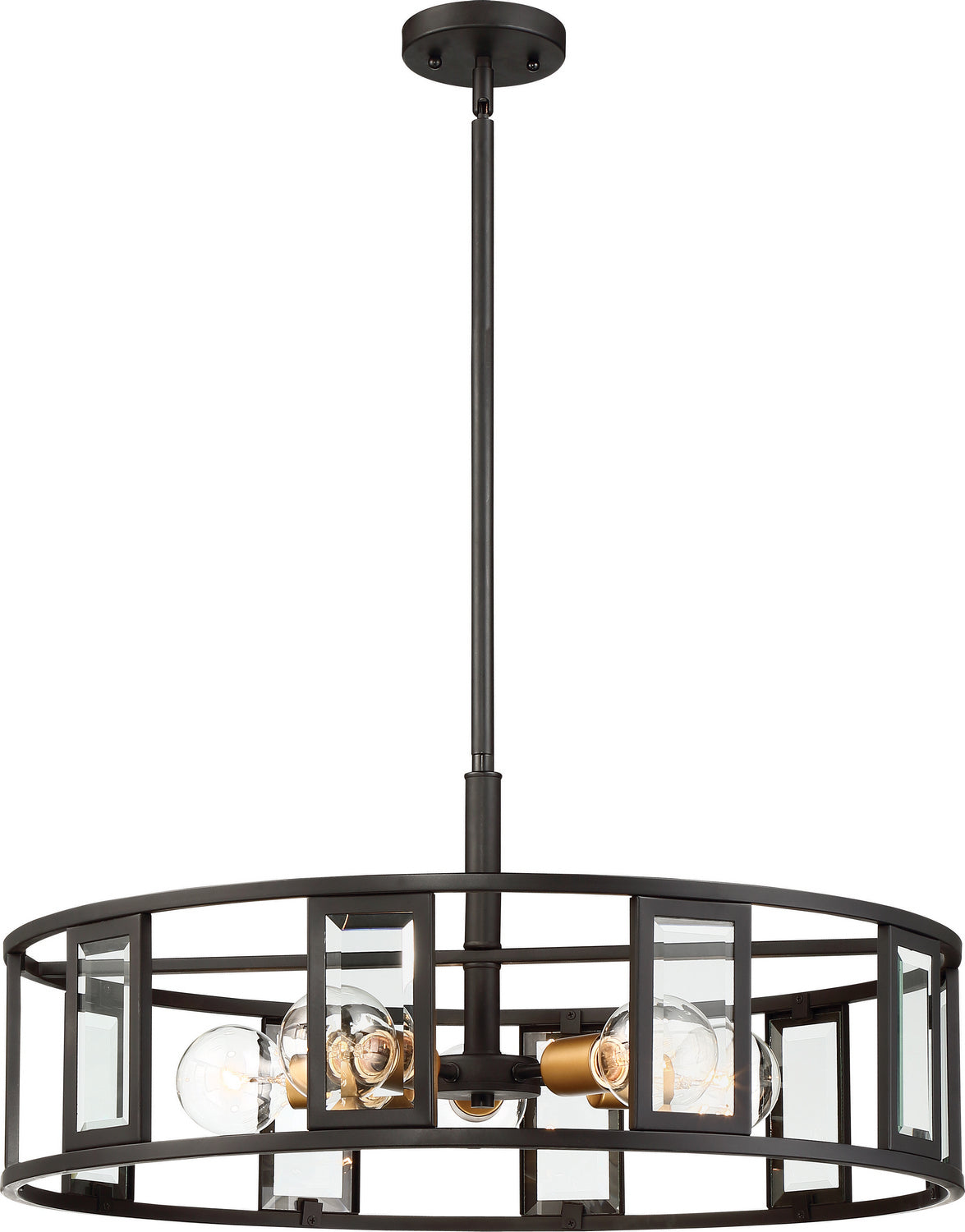 Nuvo Lighting - 60-6416 - Five Light Pendant - Payne - Midnight Bronze