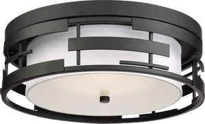 Nuvo Lighting - 60-6434 - Three Light Flush Mount - Lansing - Midnight Bronze