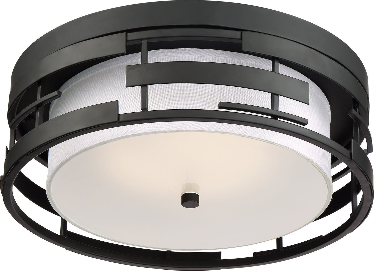 Nuvo Lighting - 60-6434 - Three Light Flush Mount - Lansing - Midnight Bronze