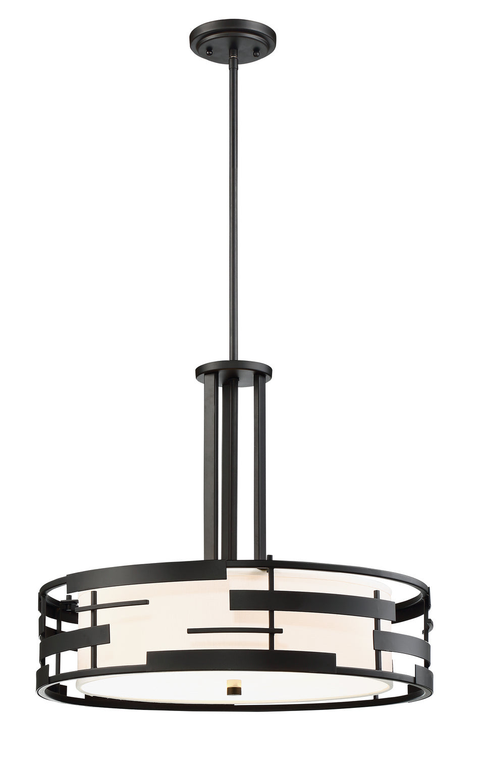 Nuvo Lighting - 60-6435 - Three Light Pendant - Lansing - Midnight Bronze