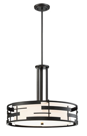 Nuvo Lighting - 60-6435 - Three Light Pendant - Lansing - Midnight Bronze