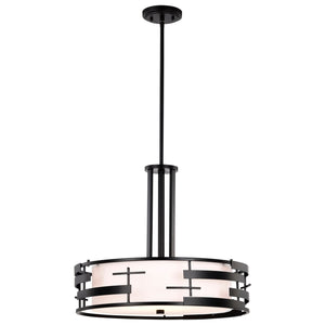 Nuvo Lighting - 60-6435 - Three Light Pendant - Lansing - Midnight Bronze