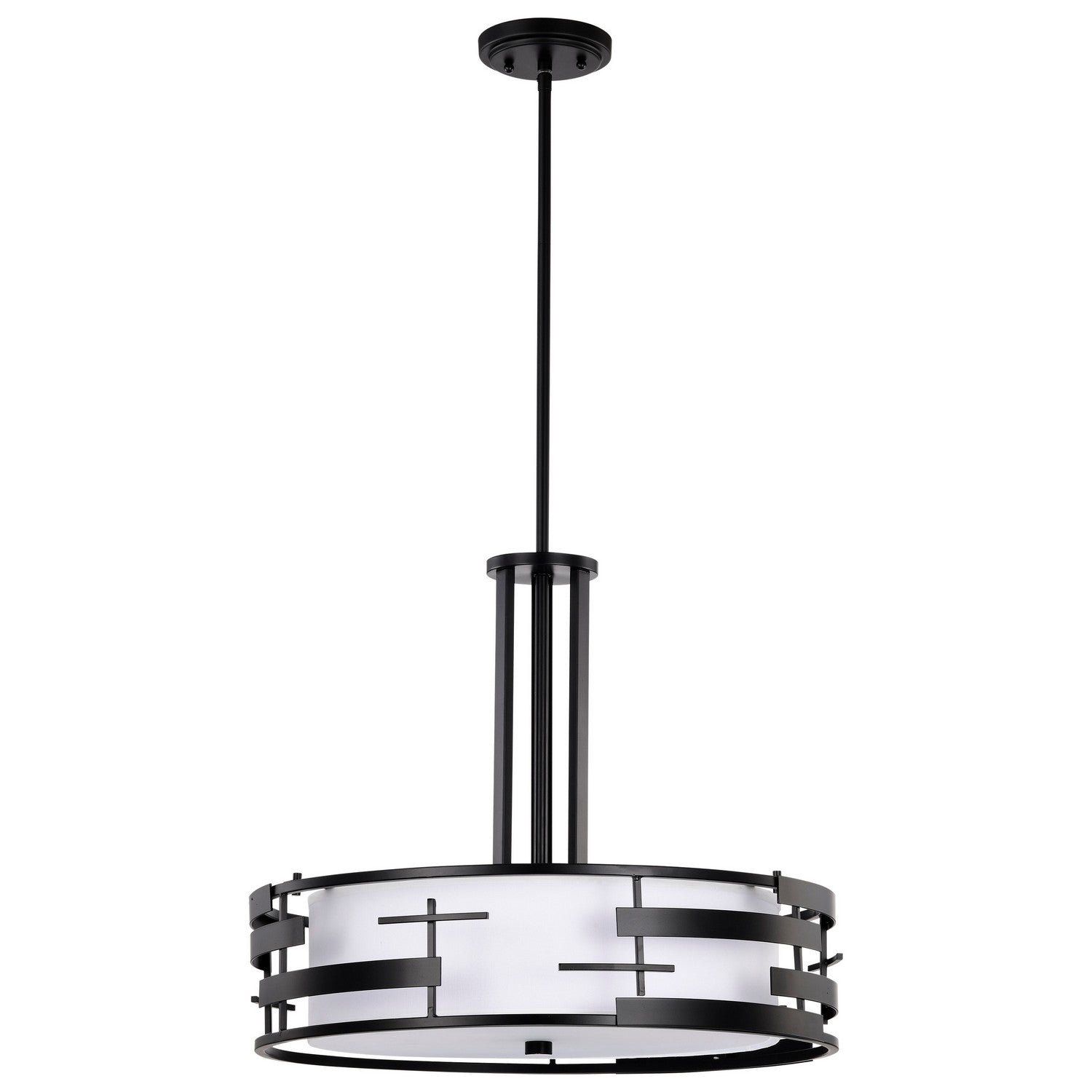 Nuvo Lighting - 60-6435 - Three Light Pendant - Lansing - Midnight Bronze