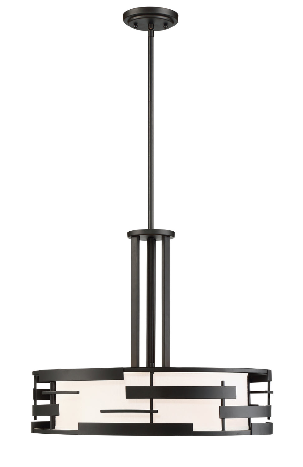 Nuvo Lighting - 60-6435 - Three Light Pendant - Lansing - Midnight Bronze