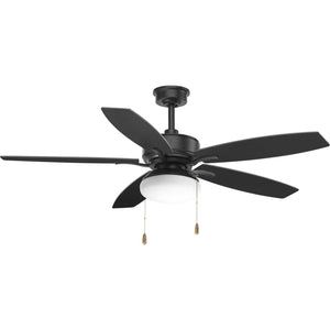 Progress Lighting - P2552-80 - 52"Ceiling Fan - Billows - Forged Black