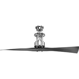 Progress Lighting - P2570-15 - 56"Ceiling Fan - Spades - Polished Chrome