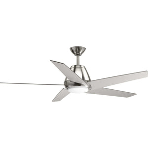 Progress Lighting - P2582-0930K - 54"Ceiling Fan - Gust - Brushed Nickel