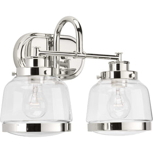 Progress Lighting - P300081-104 - Two Light Bath - Judson - Polished Nickel