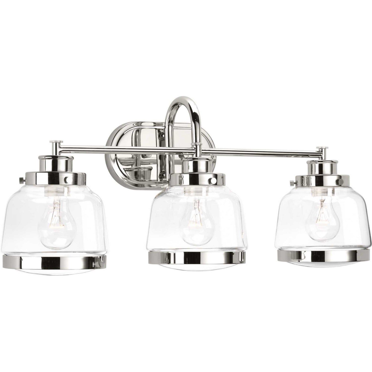 Progress Lighting - P300082-104 - Three Light Bath - Judson - Polished Nickel