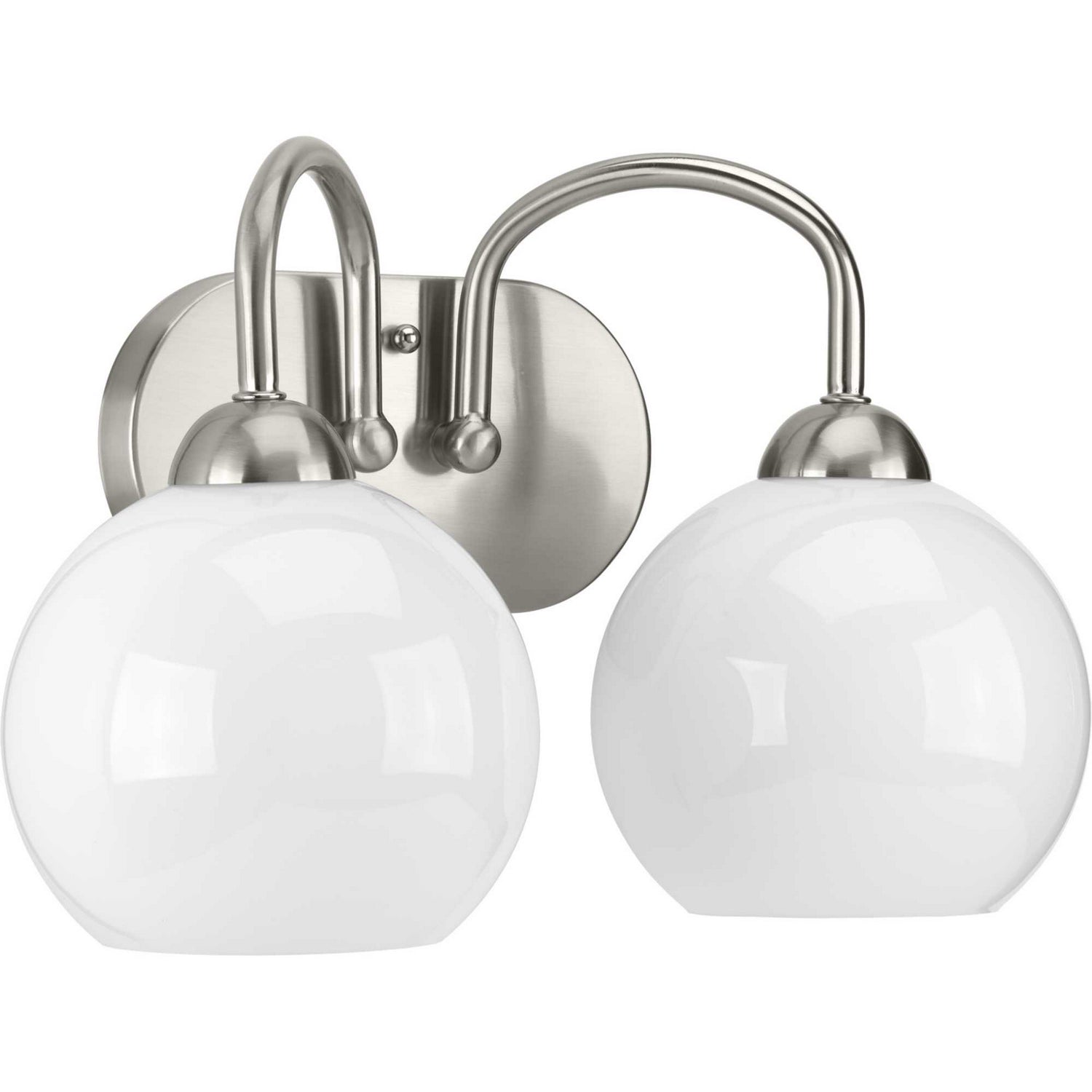 Progress Lighting - P300085-009 - Two Light Bath - Carisa - Brushed Nickel