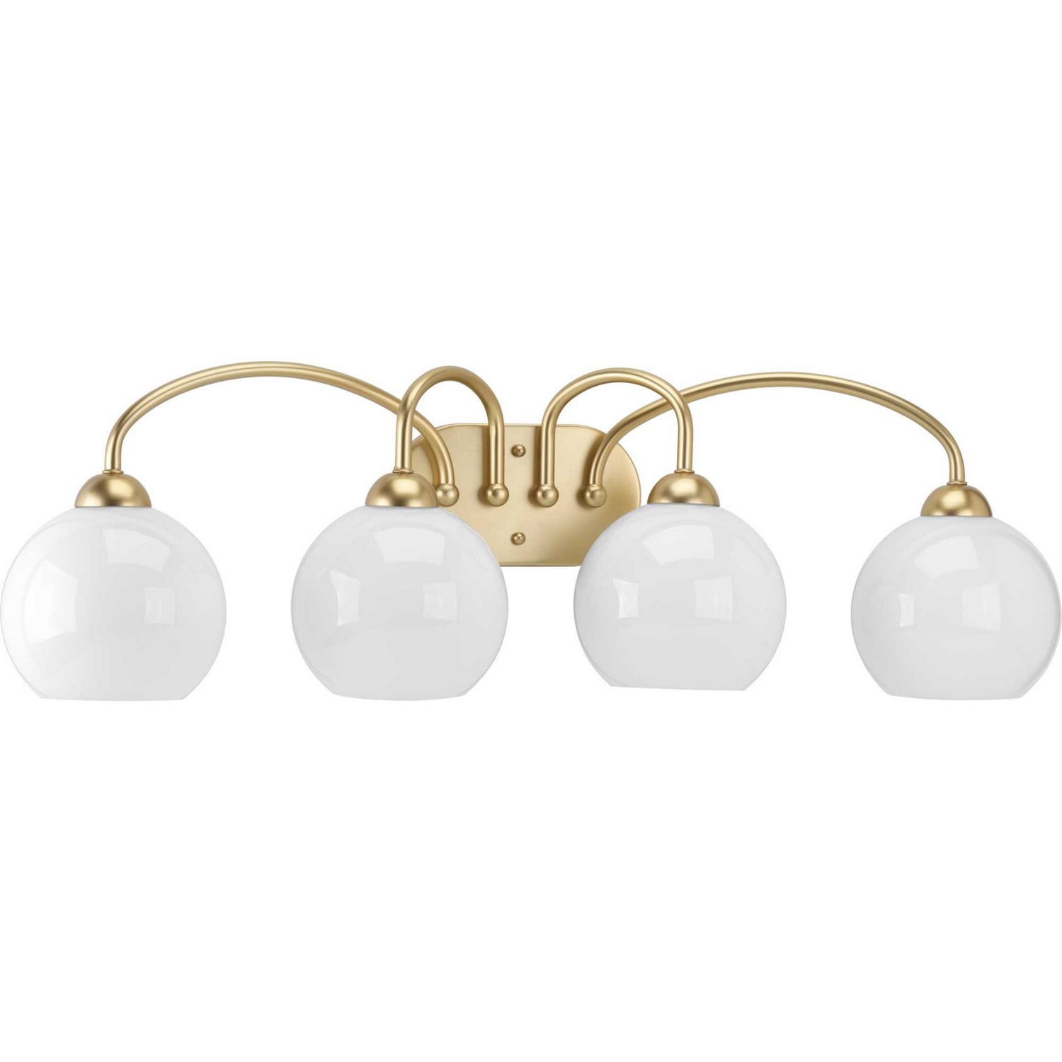 Progress Lighting - P300087-078 - Four Light Bath - Carisa - Vintage Gold