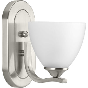 Progress Lighting - P300095-009 - One Light Bath Bracket - Laird - Brushed Nickel