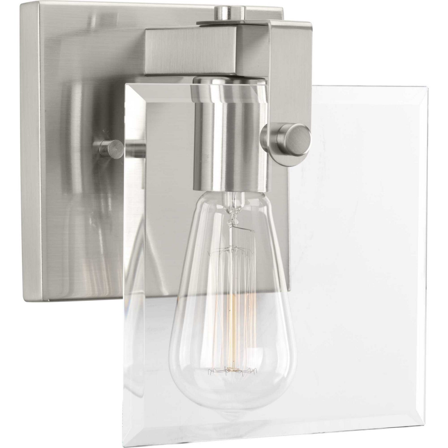 Progress Lighting - P300105-009 - One Light Bath - Glayse - Brushed Nickel