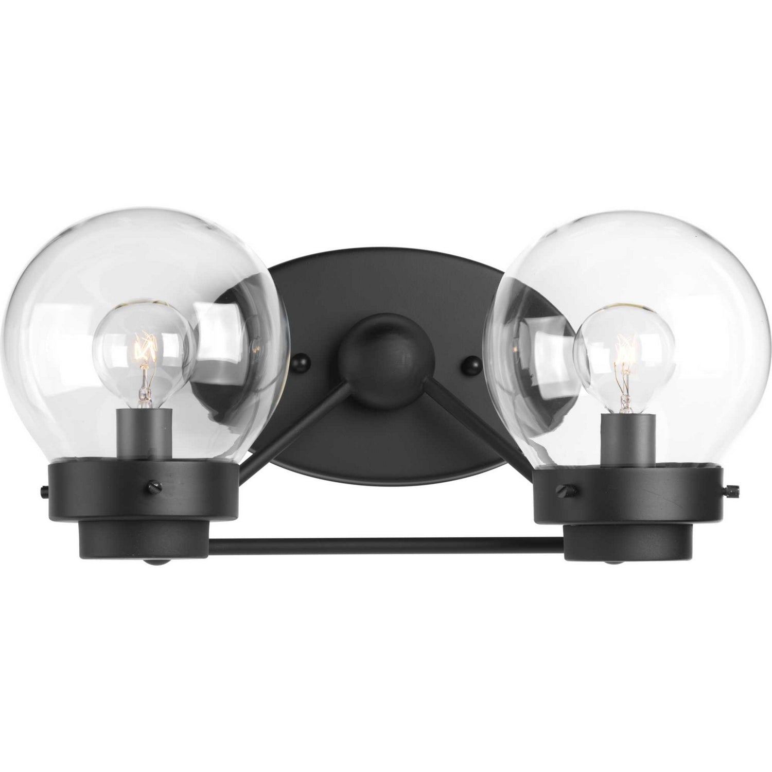 Progress Lighting - P300113-031 - Two Light Bath - Spatial - Black