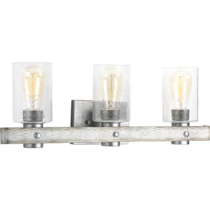 Progress Lighting - P300125-141 - Three Light Bath - Gulliver - Galvanized Finish