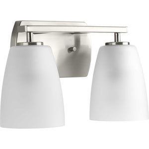 Progress Lighting - P300132-009 - Two Light Bath - Leap - Brushed Nickel