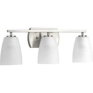 Progress Lighting - P300133-009 - Three Light Bath - Leap - Brushed Nickel