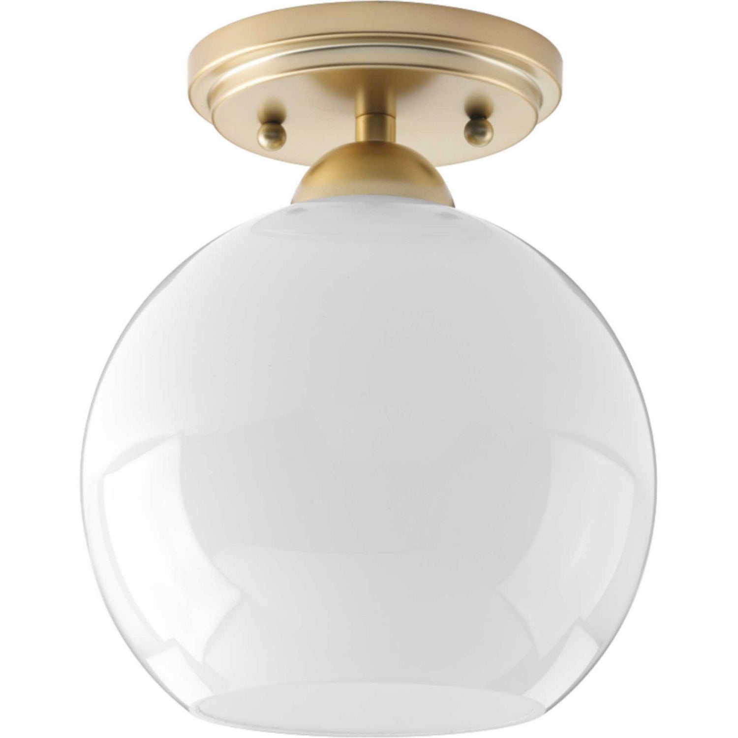 Progress Lighting - P350075-078 - One Light Flush Mount - Carisa - Vintage Gold