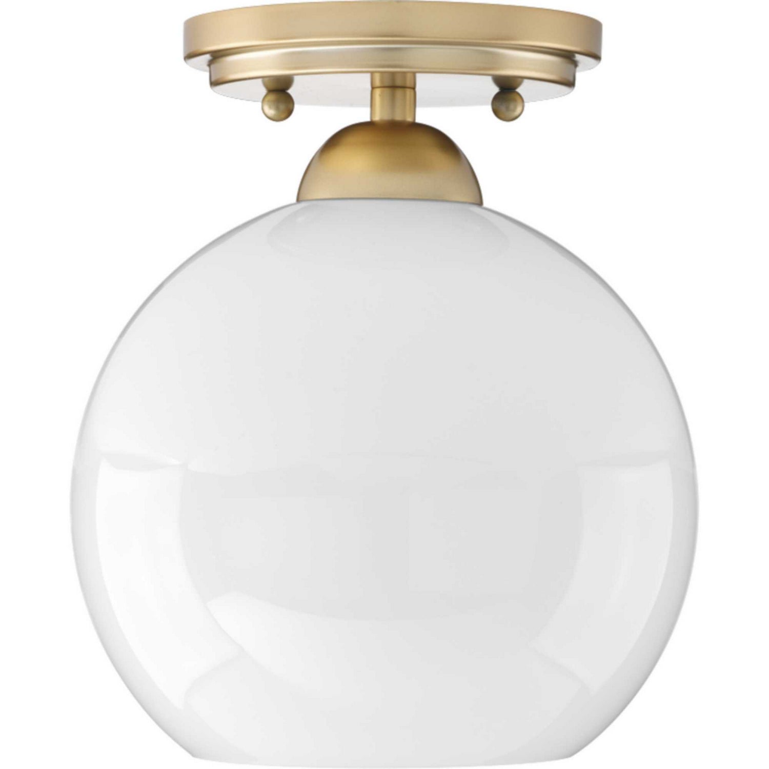 Progress Lighting - P350075-078 - One Light Flush Mount - Carisa - Vintage Gold