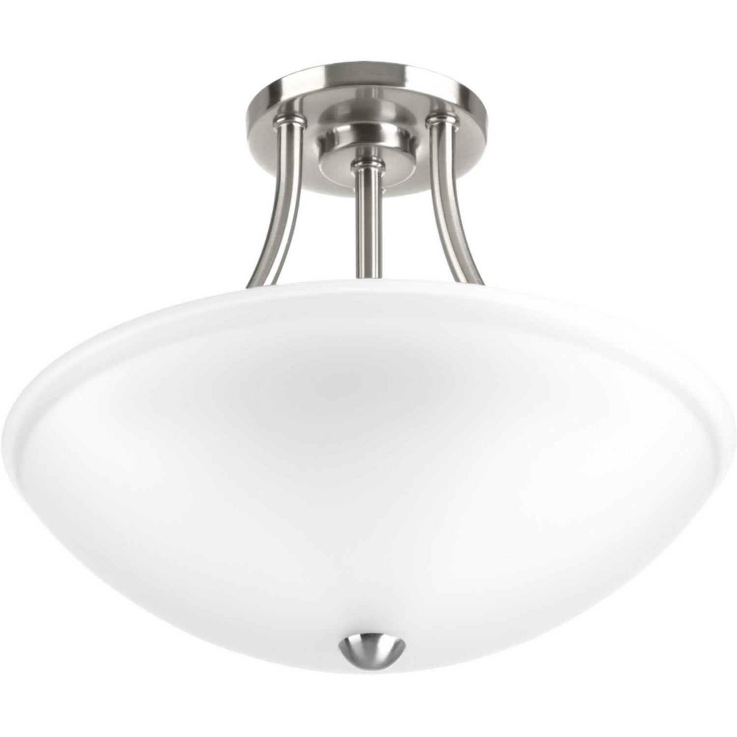 Progress Lighting - P350088-009-30 - LED Semi-Flush/Convertible - Gather Led - Brushed Nickel