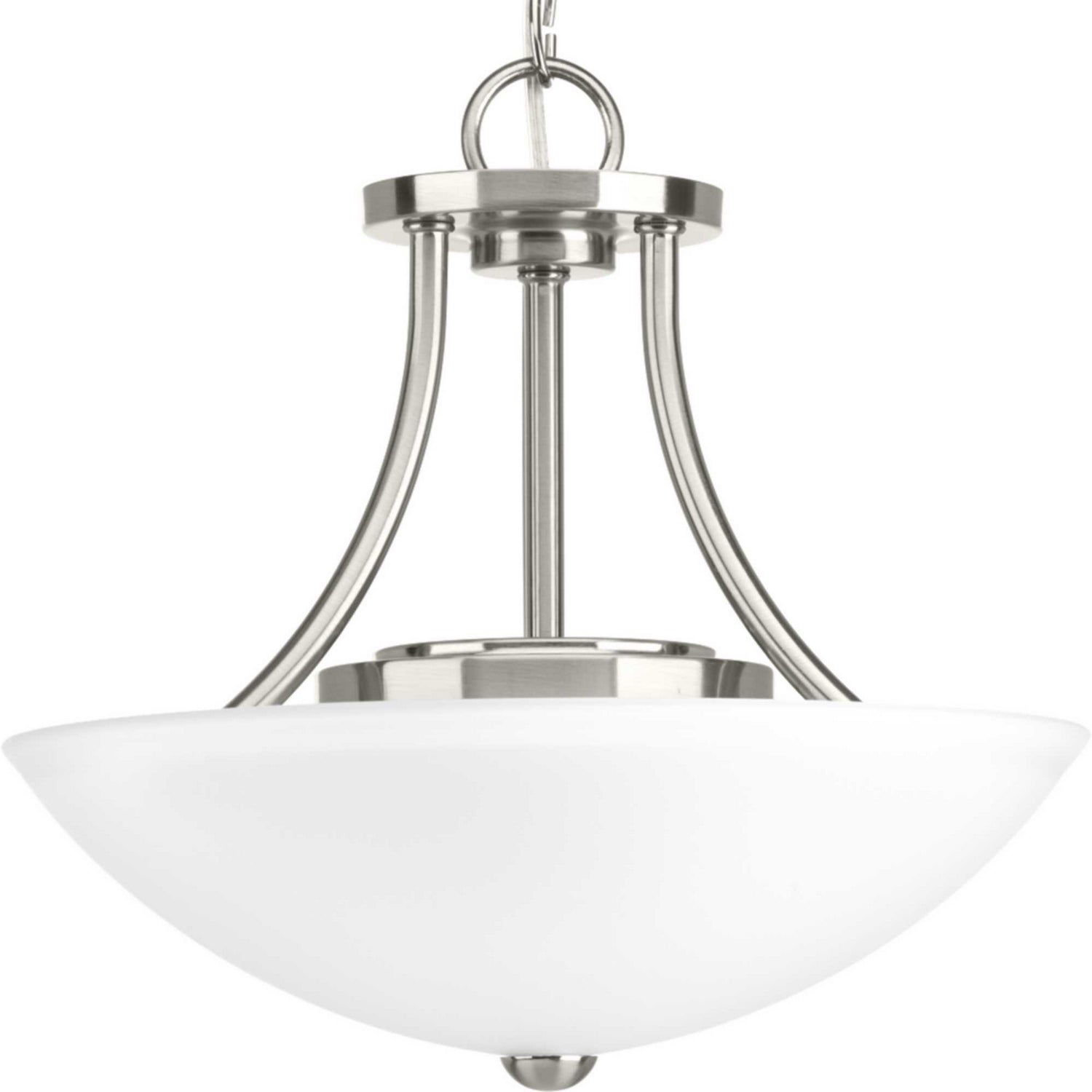 Progress Lighting - P350088-009-30 - LED Semi-Flush/Convertible - Gather Led - Brushed Nickel