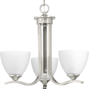 Progress Lighting - P400062-009 - Three Light Chandelier - Laird - Brushed Nickel