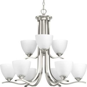 Progress Lighting - P400064-009 - Nine Light Chandelier - Laird - Brushed Nickel