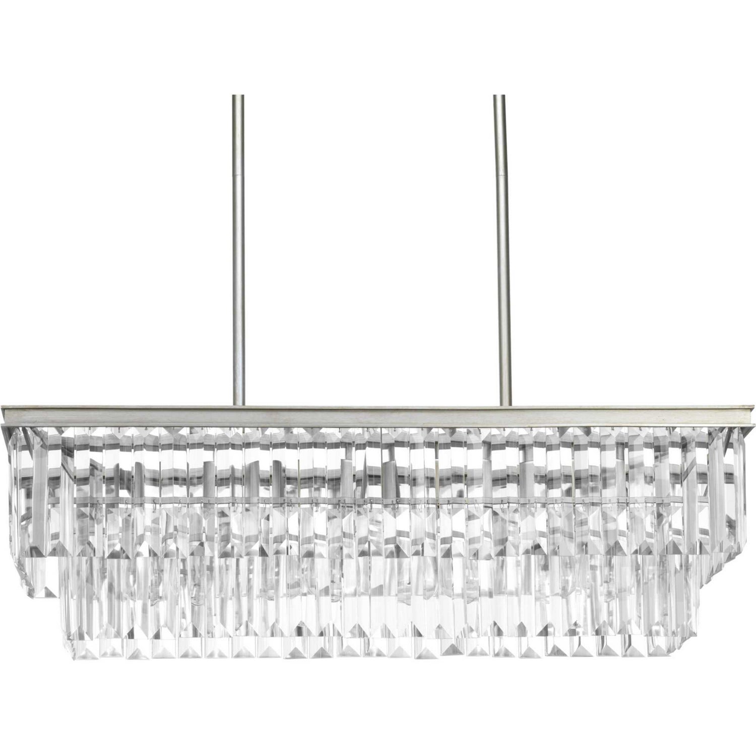 Progress Lighting - P400101-134 - Four Light Island Pendant - Glimmer - Silver Ridge