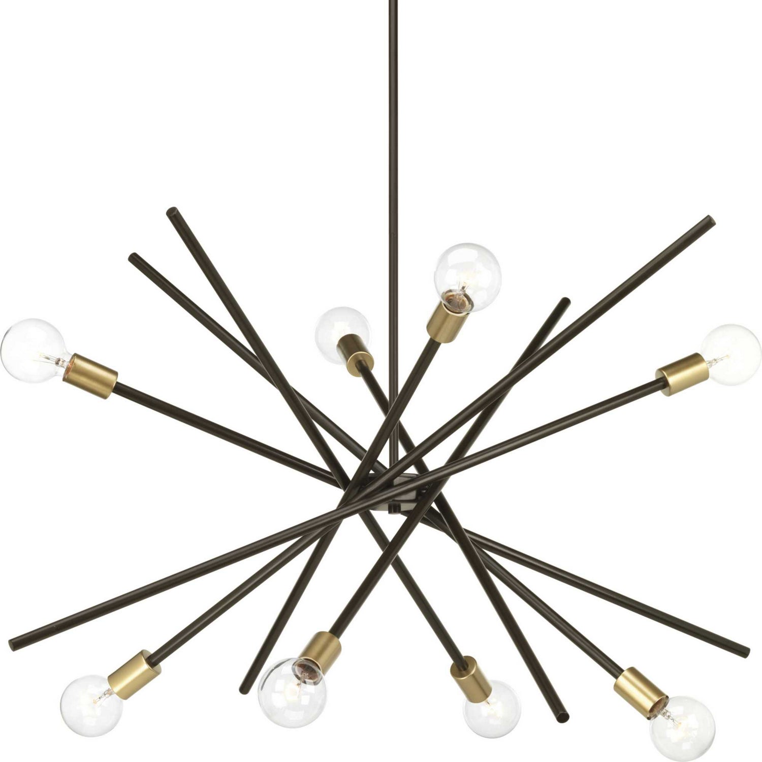 Progress Lighting - P400109-020 - Eight Light Chandelier - Astra - Antique Bronze