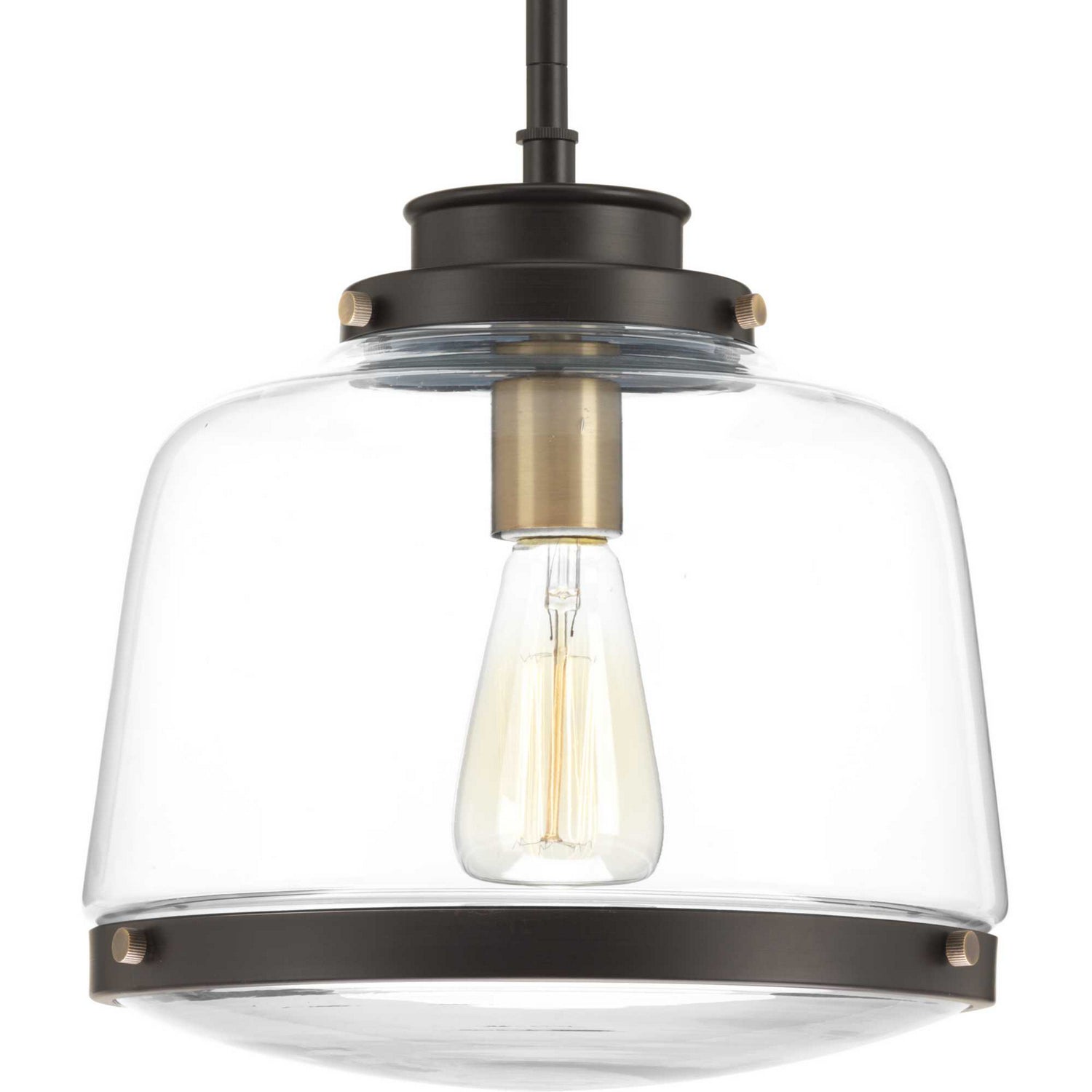 Progress Lighting - P500061-020 - One Light Pendant - Judson - Antique Bronze