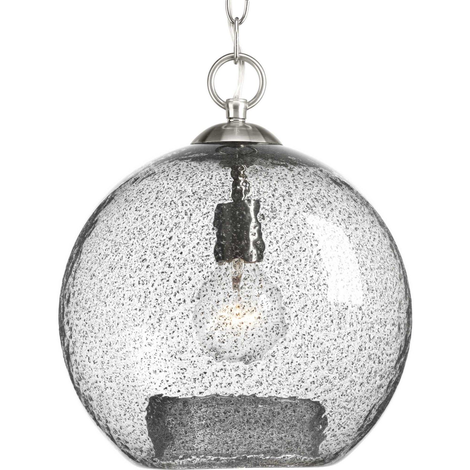 Progress Lighting - P500063-009 - One Light Pendant - Malbec - Brushed Nickel