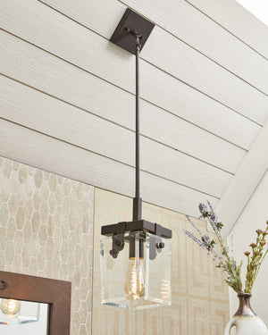 Progress Lighting - P500073-020 - One Light Mini Pendant - Glayse - Antique Bronze