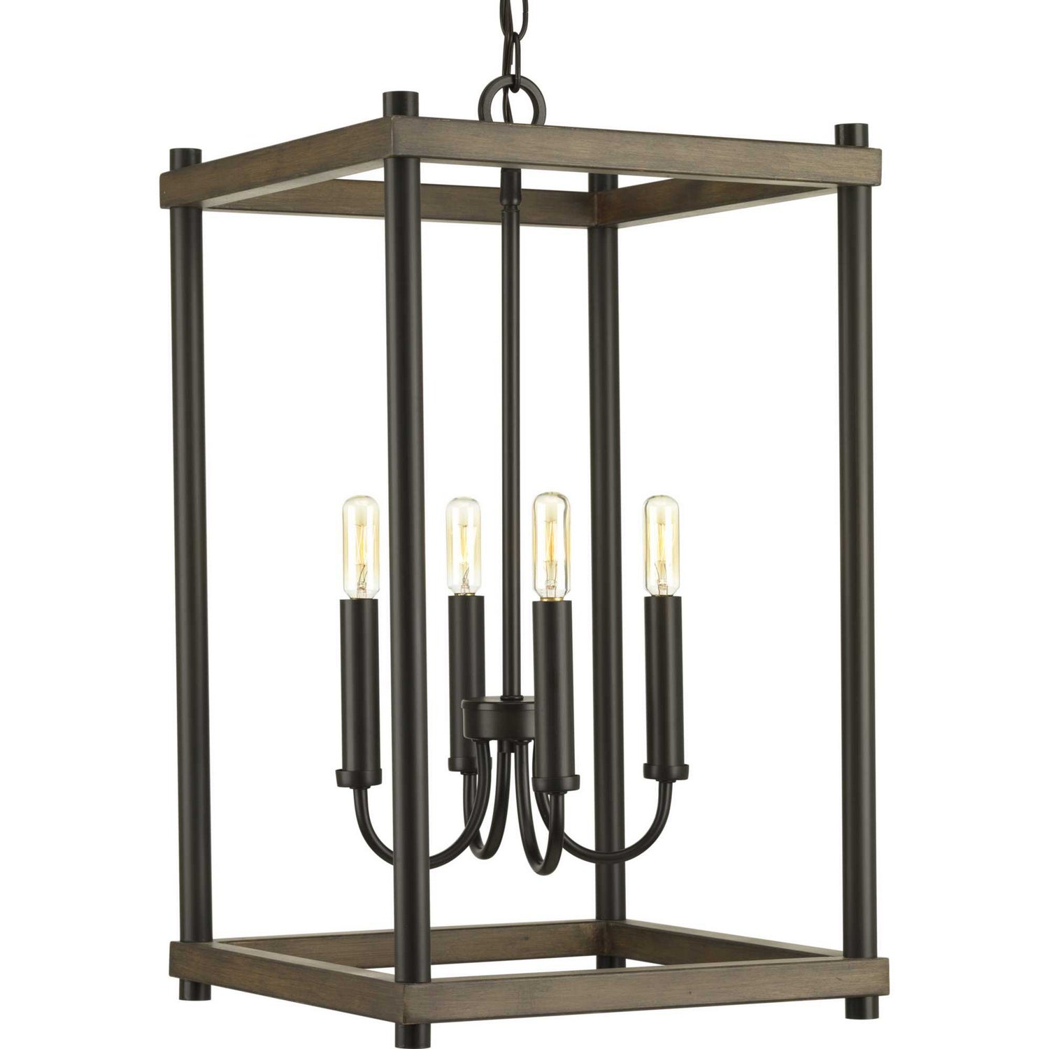 Progress Lighting - P500088-020 - Four Light Pendant - Fontayne - Antique Bronze