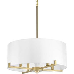 Progress Lighting - P500108-078 - Four Light Pendant - Palacio - Vintage Gold